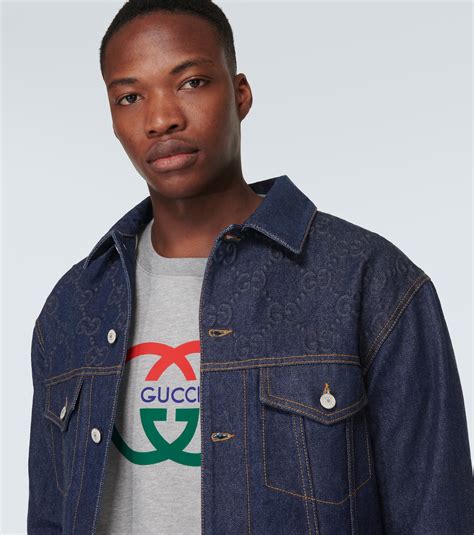 kanye gucci jacket|gucci gg denim jacket.